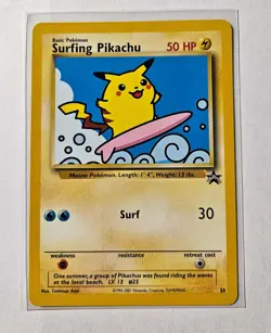 Pokemon Card - TCG Surfing Pikachu Promo Card #28 - Image 3