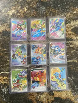 Pokemon 2026 First Partner Illustration Collection Series 1 Promos Set 9 Cards A - Image 2