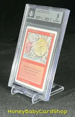 MTG 3rd Edition Revised 1994 Wheel of Fortune BGS 9.0Q++ (Quad++) Mint OldSchool - Image 3