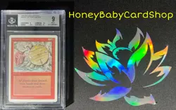 MTG 3rd Edition Revised 1994 Wheel of Fortune BGS 9.0Q++ (Quad++) Mint OldSchool - Image 4