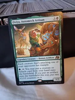 MTG Oviya, Automech Artisan #173 Rare Aetherdrift - Image 1