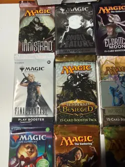 MTG RARE! Sealed Booster PackS Lot (9) MTG, Lord of the Rings Kamigawa Kaldheim - Image 2
