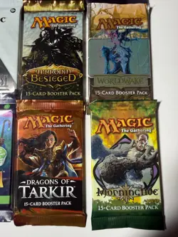 MTG RARE! Sealed Booster PackS Lot (9) MTG, Lord of the Rings Kamigawa Kaldheim - Image 4