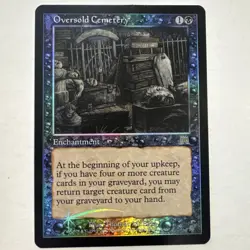 Oversold Cemetery Foil Onslaught Magic The Gathering LP - Image 1