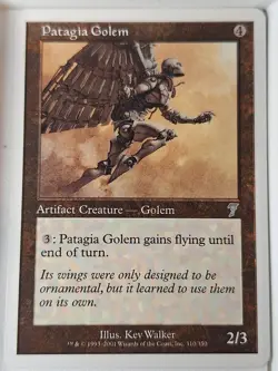 Patagia Golem - 7th Edition Core Set - Magic the Gathering MTG Nice! - Image 1