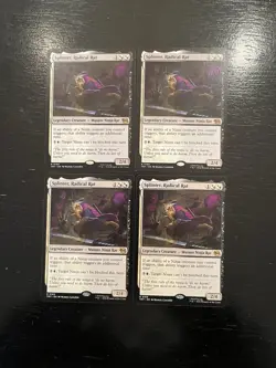 Splinter, Radical Rat X4X NM/M Teenage Mutant Ninja Turtles TMT Magic MTG - Image 1
