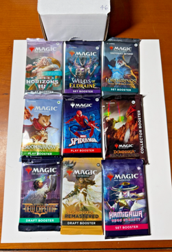 MTG RARE! Sealed Booster PackS Lot (9) MTG, Lord of the Rings Kamigawa Kaldheim - Image 1