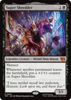 FOIL Super Shredder - Teenage Mutant Ninja Turtes - MtG- NM - Image 1