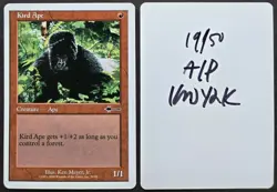 SIGNED MTG Magic Ken Meyer Jr Artist Proof _ Beatdown _ KIRD APE _ Y2K #19/50! - Image 1