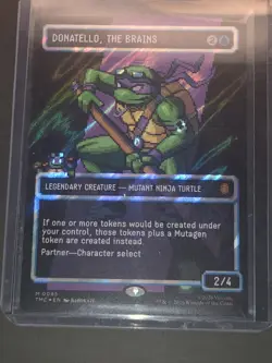Pack Fresh: Donatello The Brains #85 Borderless NM (Surge Foil) TMNT MTG - Image 1