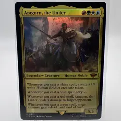 MTG Aragorn, the Uniter (Foil) The Lord of the Rings 0192 NBP - NM/MT - Image 1