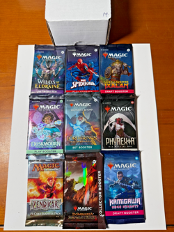MTG RARE! Sealed Booster PackS Lot (9) MTG, Lord of the Rings Kamigawa Kaldheim - Image 1