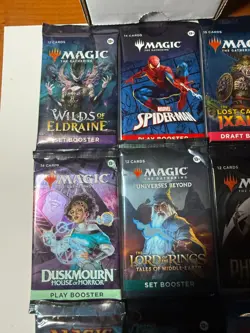 MTG RARE! Sealed Booster PackS Lot (9) MTG, Lord of the Rings Kamigawa Kaldheim - Image 2