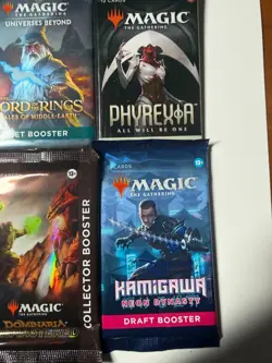 MTG RARE! Sealed Booster PackS Lot (9) MTG, Lord of the Rings Kamigawa Kaldheim - Image 4