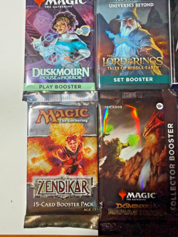 MTG RARE! Sealed Booster PackS Lot (9) MTG, Lord of the Rings Kamigawa Kaldheim - Image 5