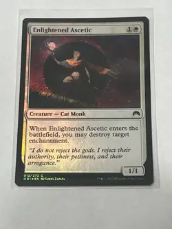 Enlightened Ascetic | Magic Origins ORI | MTG | Cat Monk | FOIL | - Image 1