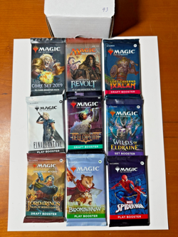 MTG RARE! Sealed Booster PackS Lot (9) MTG, Lord of the Rings Kamigawa Kaldheim - Image 1