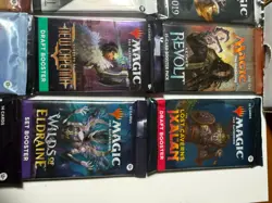 MTG RARE! Sealed Booster PackS Lot (9) MTG, Lord of the Rings Kamigawa Kaldheim - Image 3
