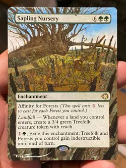 Sapling Nursery MTG Lorwyn Eclipsed Hand Painted Extended Full Altered Art Tentz - Image 1