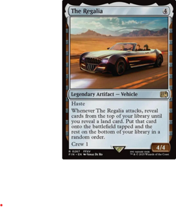 MTG magic 1x The Regalia (M/NM) Final Fantasy - Image 1