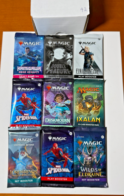 MTG RARE! Sealed Booster PackS Lot (9) MTG, Lord of the Rings Kamigawa Kaldheim - Image 1