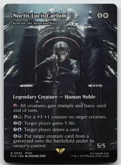 Noctis Lucis Caelum Kenrith, the Returned King (Showcase) R FINAL FANTASY 23 NM - Image 1