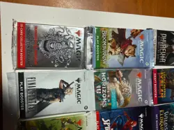MTG RARE! Sealed Booster PackS Lot (9) MTG, Lord of the Rings Kamigawa Kaldheim - Image 5
