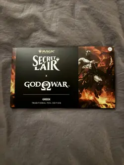 Magic The Gathering Secret Lair x God of War: Greek Foil Edition Sealed - Image 1