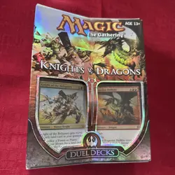 MTG Duel Deck Knights Vs. Dragons Magic the Gathering - Factory Sealed - - Image 1