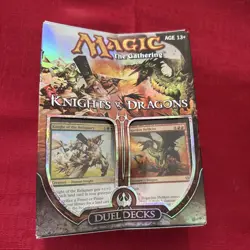 MTG Duel Deck Knights Vs. Dragons Magic the Gathering - Factory Sealed - - Image 2