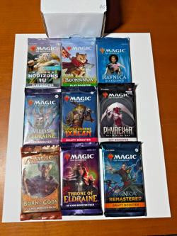 MTG RARE! Sealed Booster PackS Lot (9) MTG, Lord of the Rings Kamigawa Kaldheim - Image 1