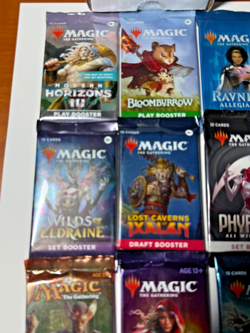 MTG RARE! Sealed Booster PackS Lot (9) MTG, Lord of the Rings Kamigawa Kaldheim - Image 2