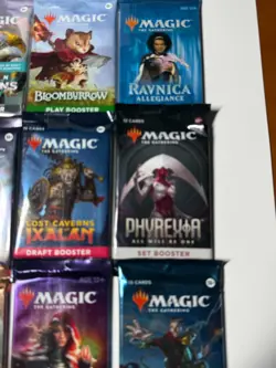 MTG RARE! Sealed Booster PackS Lot (9) MTG, Lord of the Rings Kamigawa Kaldheim - Image 3