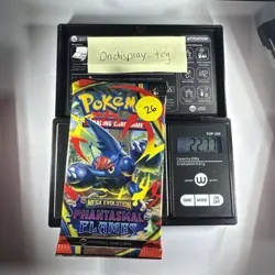 22.77g Mega Evolution Phantasmal Flames Pokemon Booster Pack - Sealed - Image 1