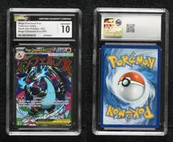 Mega Charizard X ex Pokemon Evolution Black Star (MEP) Promo CGC 10 Gem Mint - Image 3