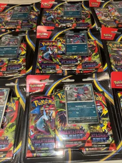 NEW! Pokemon Phantasmal Flames ME02 - 3-Pack Blister - Lot Of 9 - IN HAND - Image 3