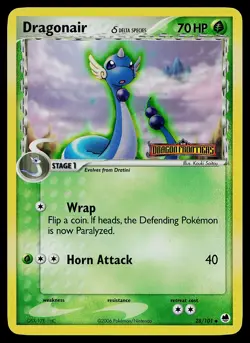 Pokemon Card - Dragonair Dragon Frontiers 28/101 Reverse Holo Uncommon STAMPED - Image 1