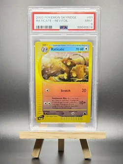 2003 POKEMON RATICATE REVERSE REV HOLO FOIL #89 E-SERIES SKYRIDGE PSA 9 WOTC - Image 1