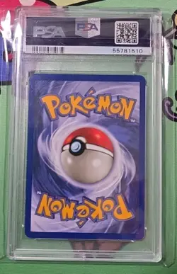 1999 Jungle Clefable No Symbol #1 Holo PSA 8 - Image 2