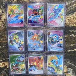 Pokemon 2026 First Partner Illustration Collection Series 1 Promos Set 9 Cards B - Image 1