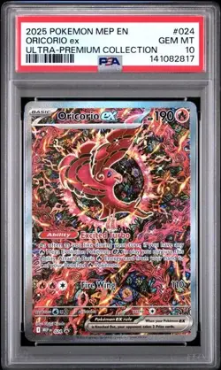 Oricorio EX *PSA 10* Full Art Holo *Phantasmal Flames UPC Promo* #24 * Pokemon - Image 1