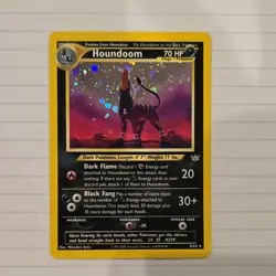 Pokemon Houndoom Neo Revelation Unlimited 08/64 Stage 1 70 HP Holo Rare - Image 1