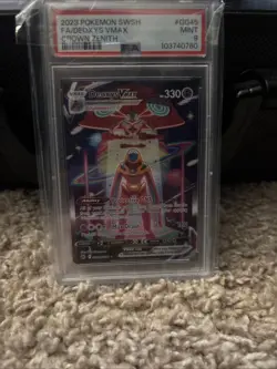 Deoxys VMAX Crown Zenith 2023 Full Art GG45/GG70 PSA 9 Mint Pokemon - Image 1