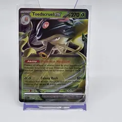 Pokemon Toedscruel ex 005/091 Scarlet Violet Paldean Fates Double Rare Holo Card - Image 1