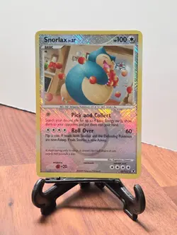 2009 Pokemon Snorlax Holo Rare *CROSS HATCH* 33/111 League Promo A - Image 1