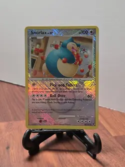 2009 Pokemon Snorlax Holo Rare *CROSS HATCH* 33/111 League Promo A - Image 2