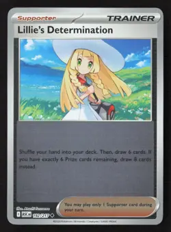 Lillie's Determination Uncommon Reverse Holo ASC 192/217 NM Pokemon TCG - Image 1