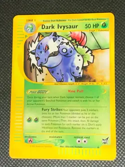 Dark Ivysaur 6 Non-Holo - Best of Game Pokemon Card - NM - Image 1