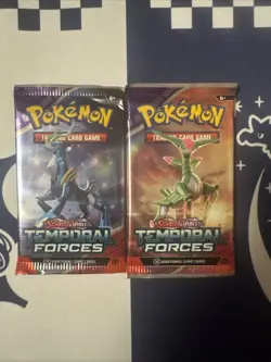 Pokemon Temporal Forces Factory Sealed Booster Packs 2 Packs - Image 1