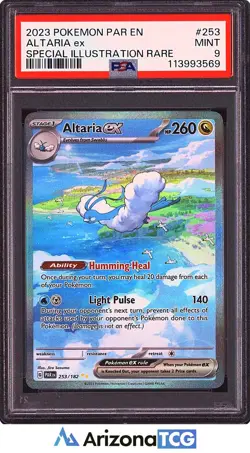 Pokemon 2023 Altaria ex 253/182 Special Illustration Rare Paradox Rift PSA 9 - Image 1